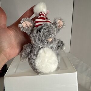 Douglas‎ Holiday Delight Mouse W/hat Made For Nuaire With Logo Bandana Rare NWT